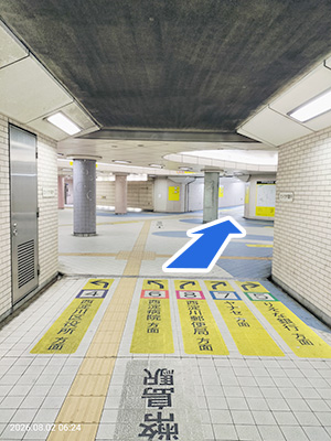 広いエントランス