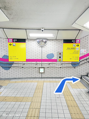 左右の分かれ道